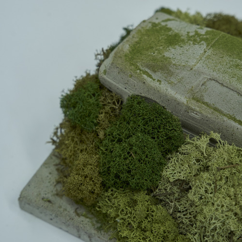 Object name: SECRETS OF THE JAPANESE FORESTSize: 20x25x10Weight: around 4kgMaterials: concrete + sta