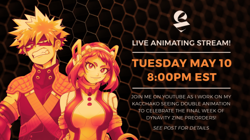 emzurl: LIVE STREAM ANNOUNCEMENT To celebrate the final week of Dynavity Zine preorders, I’ll be hos