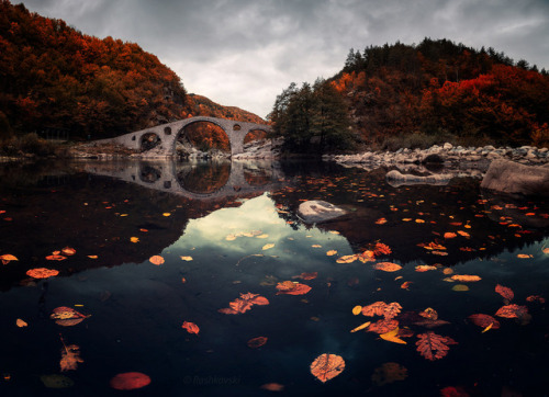 edhellin:Fall at Devil’s bridge by Emil Rashkovski