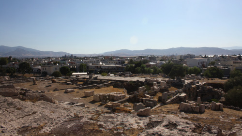 hellenicdreams: Scenes from Eleusis. 2of 3.  Site of the Eleusian Mysteries, where Demeter and 