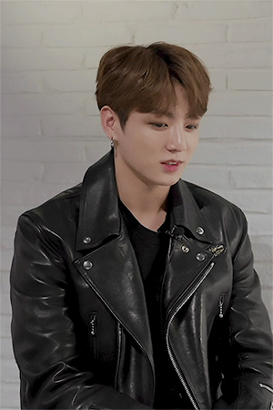 leather jacket jungkook