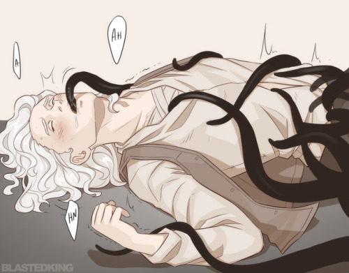 ceencomics: Here’s a little tease of things to come, starting next Thursday! When Ligeia gave the script to me a couple of months ago, I was absolutely delighted since I had not expected to draw tentacle porn anytime soon. ♥ (How to make the artist