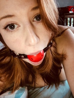 redhead-again:  Always ready to lose control. Even of my own ability to swallow. Being reduced to a simple object for anyone to use. This is a perfect way of life for me. My place on earth. To please and feel proud to please.