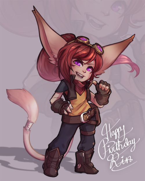 You challenge the yordle to a duel. Unluckily for you, she doesn’t seem worried…HAPPY BIRTHDA