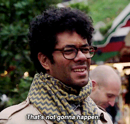 richardayoade: Richard Ayoade refusing to ride a roller coaster moments before riding a roller coast