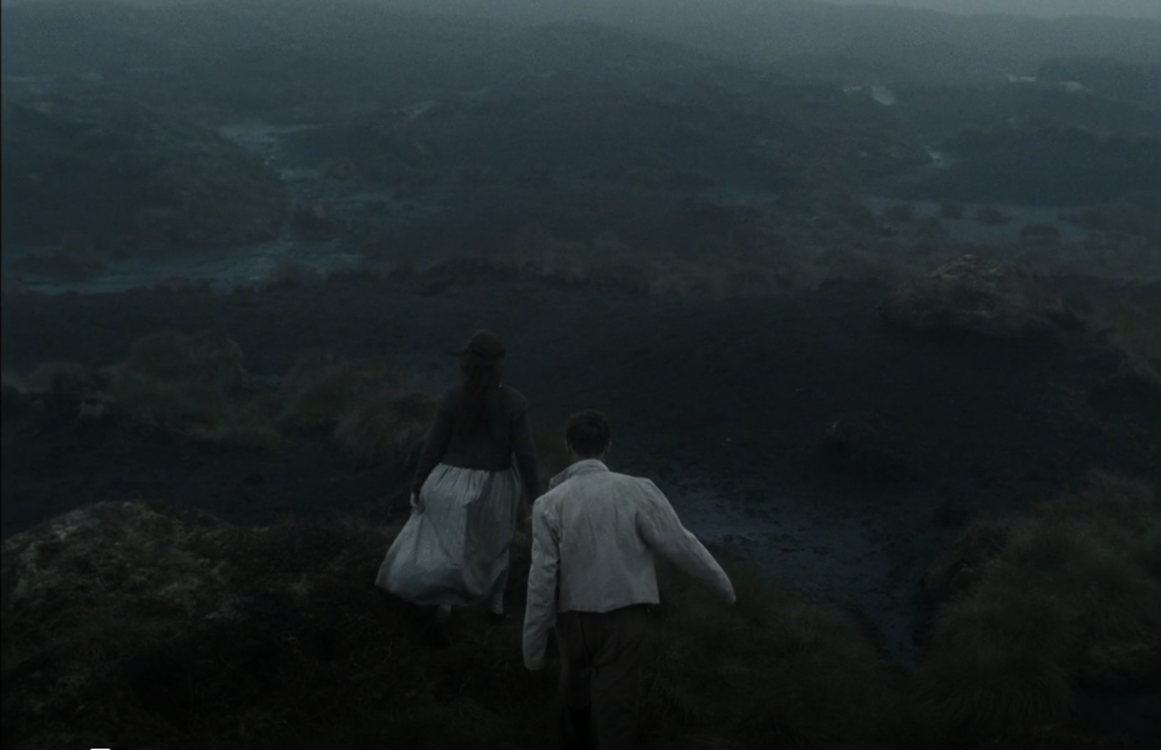 amindindisarray:Wuthering Heights (2011) - people in landscapes 