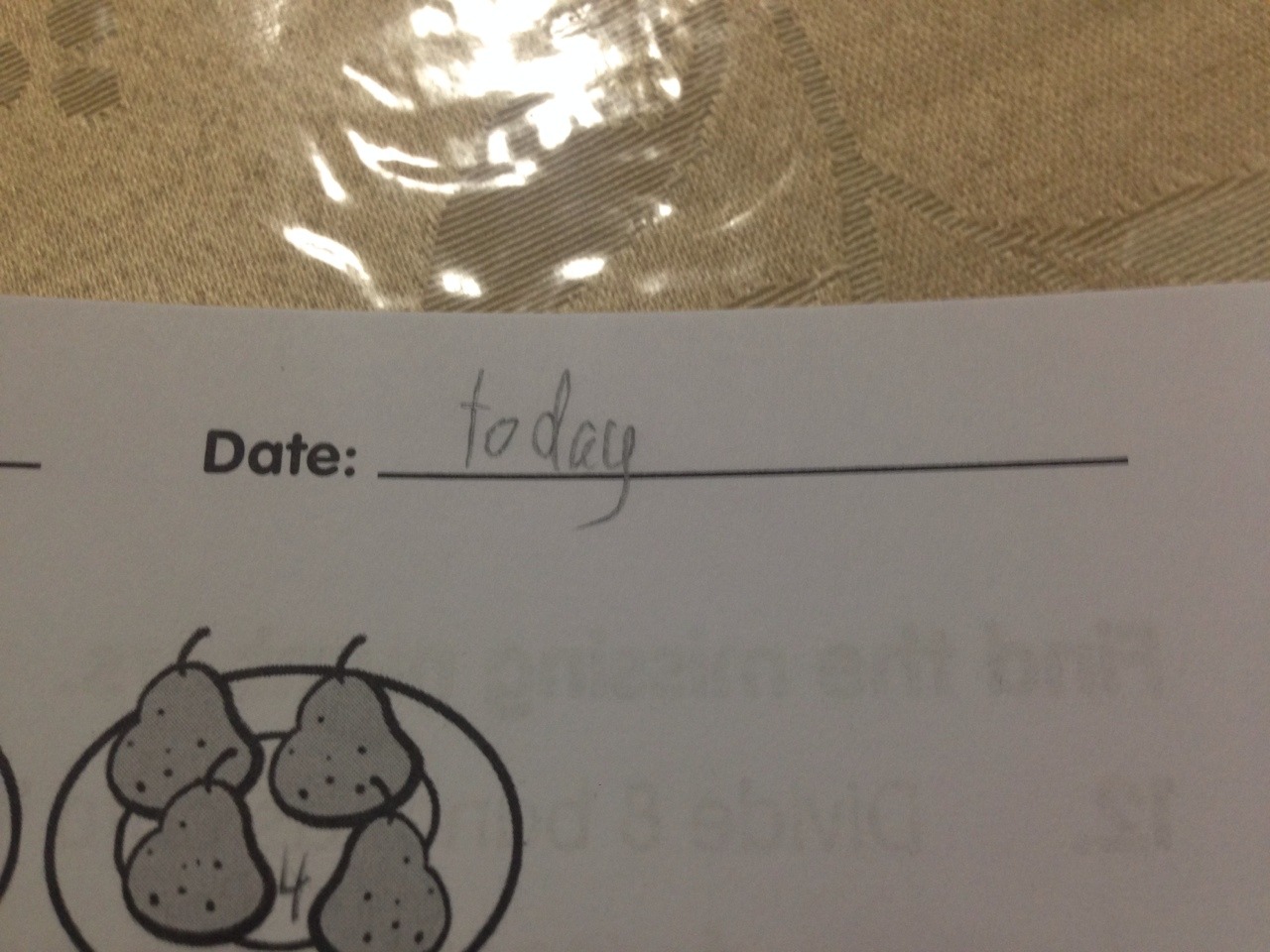 cartel:  MY SISTER WROTE TODAY AS THE DATE ON HER TEST, OMG
