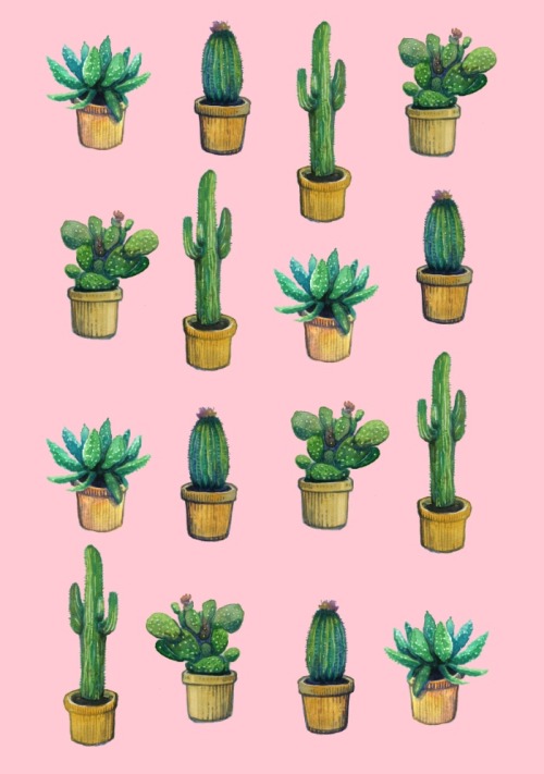 wildsunshine:  society6.com/product/cactus-pink-i1h_print