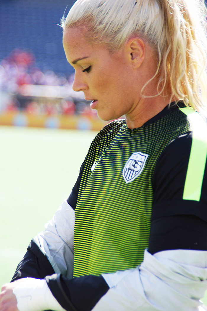 ipattycake:  Pre-Game Warm Ups - USWNT vs. Brazil @ Orlando, FL on October 25th,