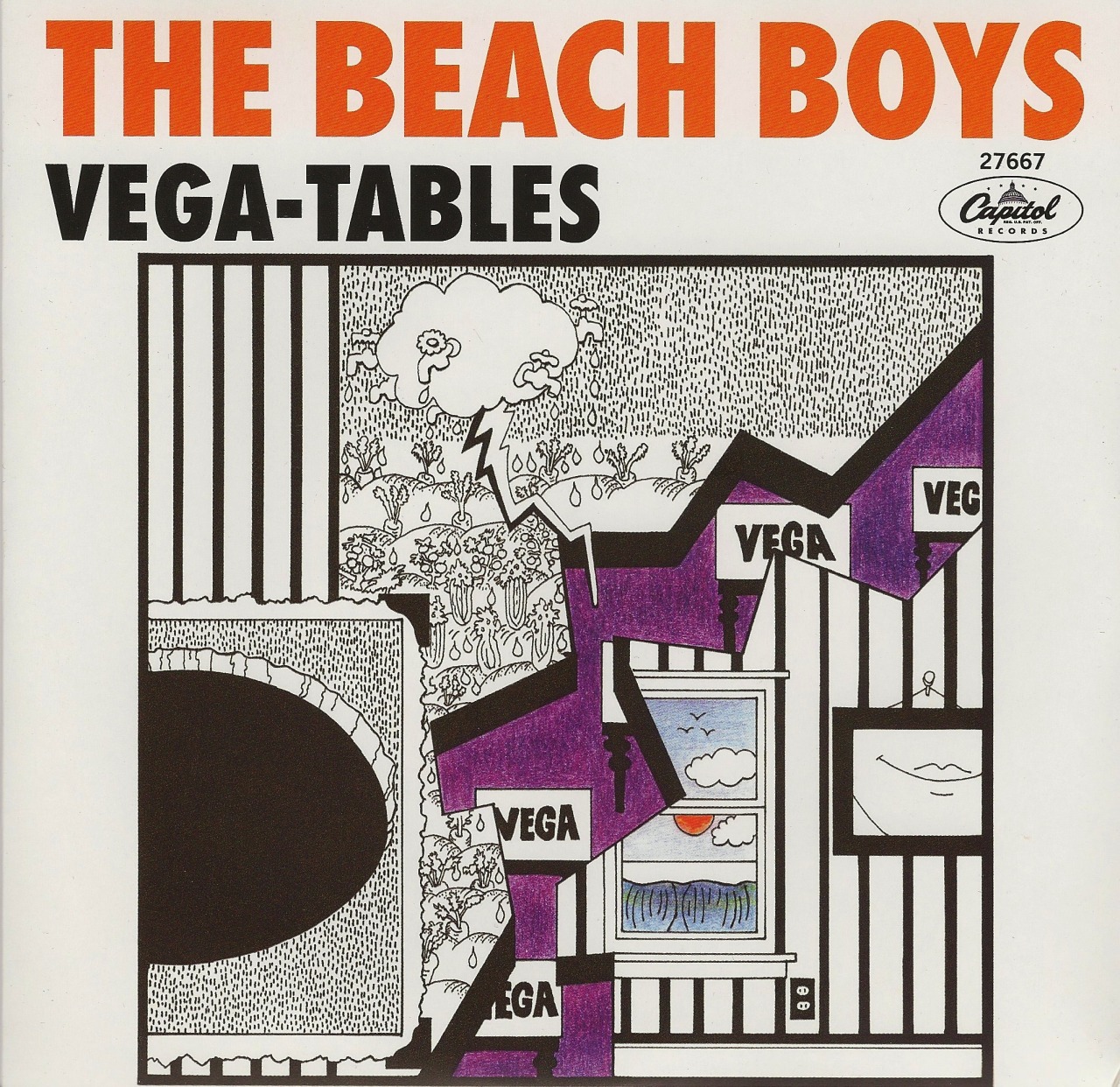 Toilet Paper Cosmos — The Beach Boys “Vege-tables” single artwork by...