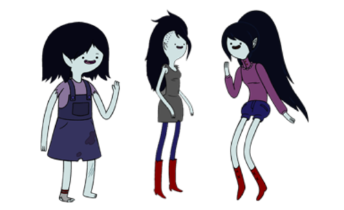 Check out Marceline’s wardrobe!                            