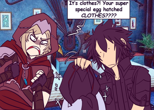 destiny-islanders:  I guess you could say that the Dream Egg from the Moogle Chocobo Carnival wasn’t… eggsactly what I was eggspecting. …I’ll show myself out.