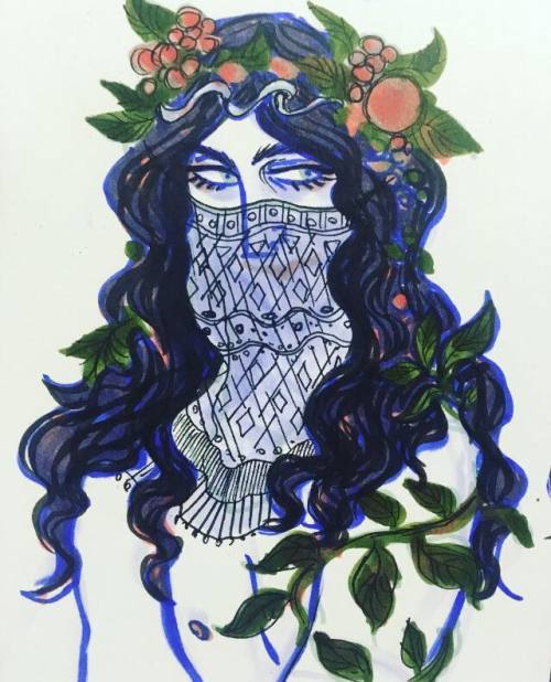 cassandra-parker:Dionysus sketches from instagram–I like the challenge of representing the duality o