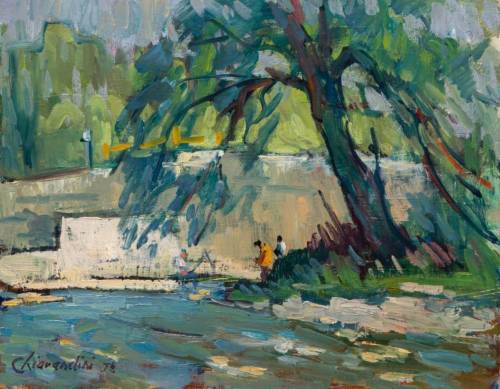 Albert Chiarandini; On the Credit River