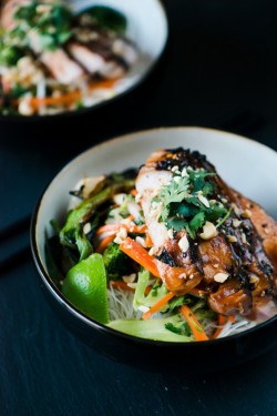 do-not-touch-my-food:  Asian Brined Pork with Vermicelli Noodle Salad