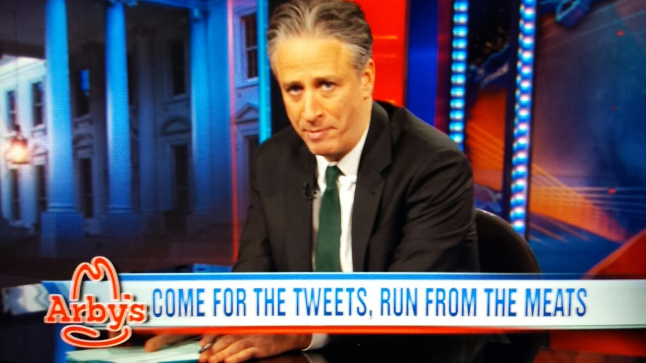 inothernews:  Guess who took Jon Stewart’s slams in stride and used those clips