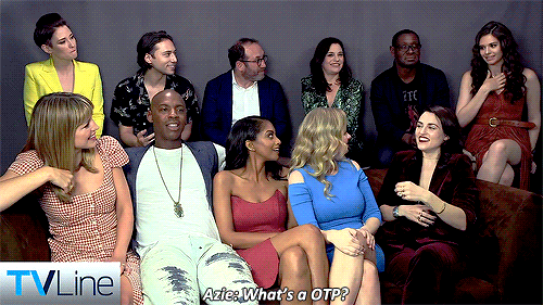 wlwshipper:(x)Bonus: Katie and Melissa looking at each other at the mention of “One True 