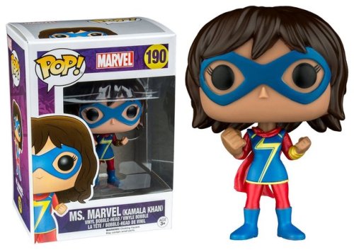 superheroesincolor:Funko Pop! Marvel Ms. Marvel (Kamala Khan)Figure  Get it here[Follow SuperheroesI