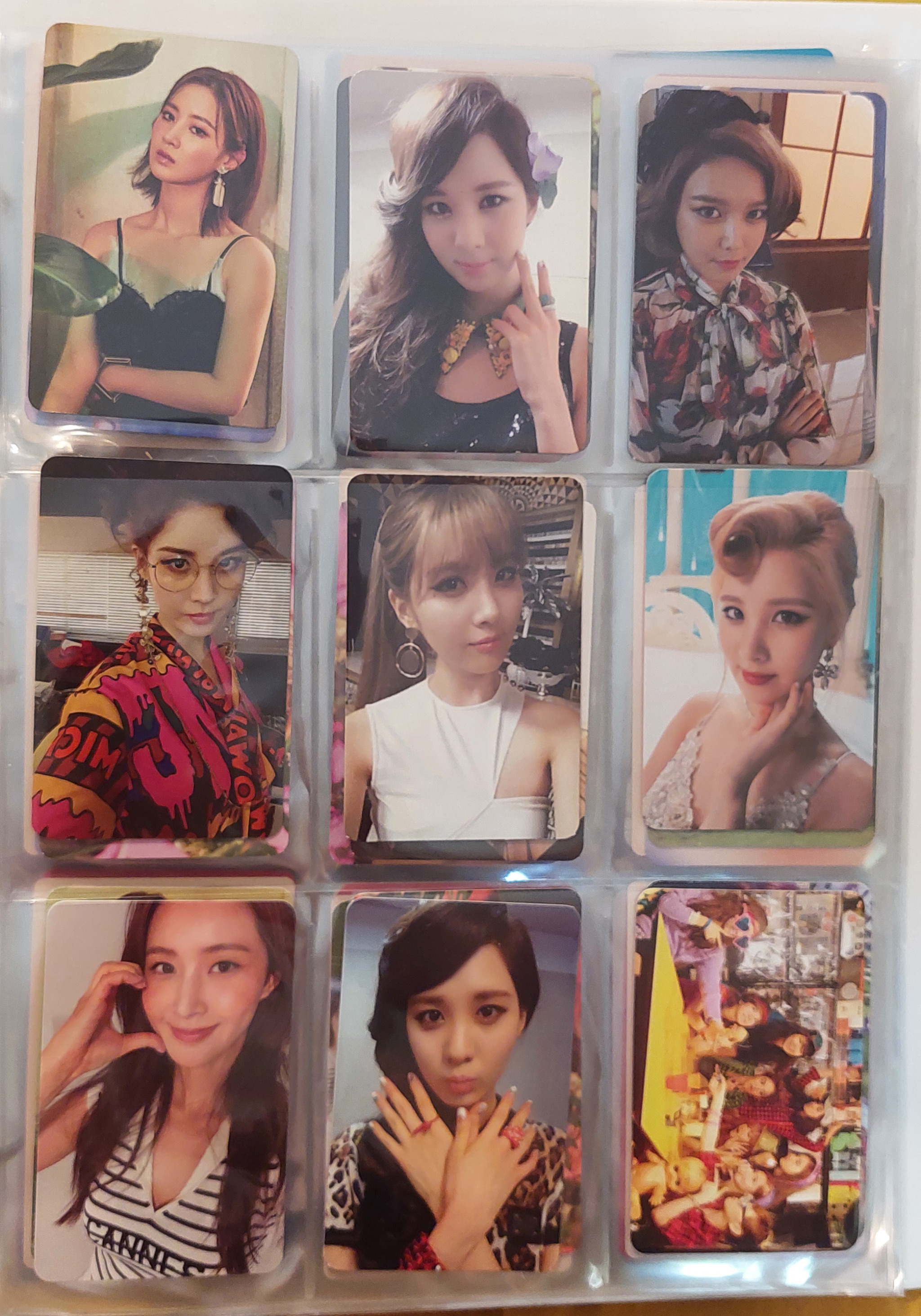 Girls' Generation photocard collection