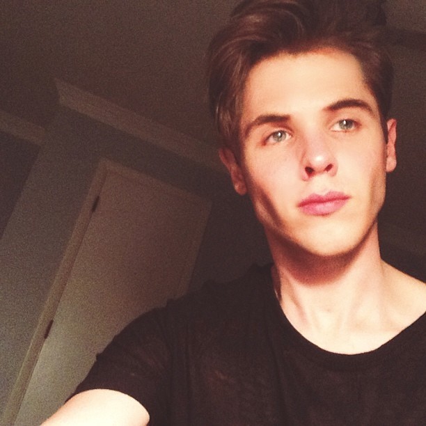 adamjamesfuller:  New hair. Still working on taking selfies with the iPad ha.