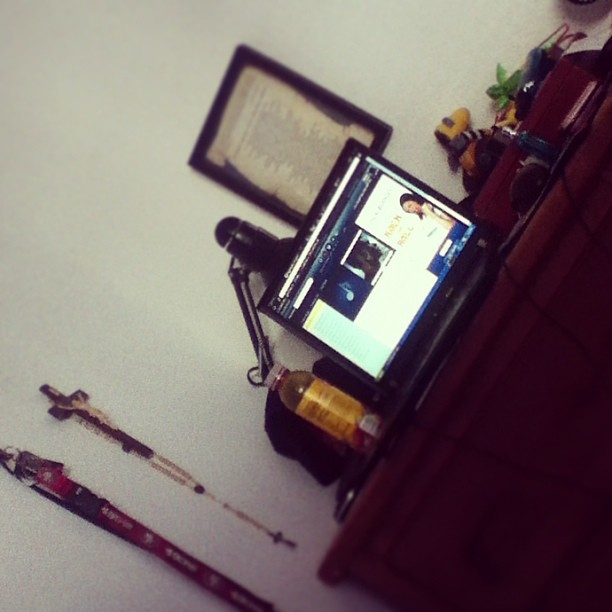 The corner of my room aha my stuff #room #pic #bored #justcuz #lol #pandora #jesus