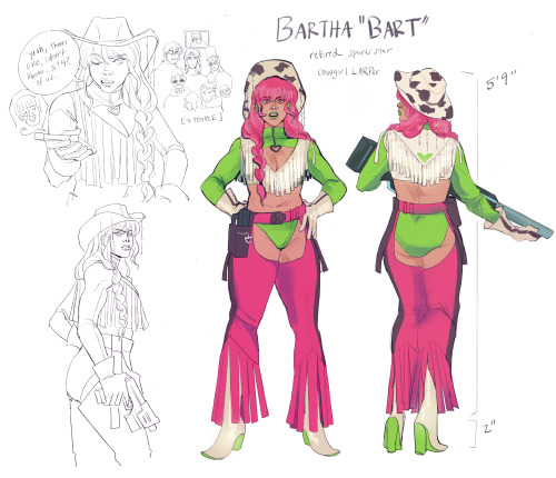 started a cyberpunk ttrpg campaign with some pals a few months ago, and I love my bimbo cowgirl LARP