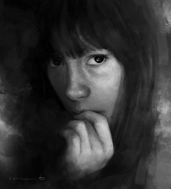 imorawetz:Quick little digital study of Hattie