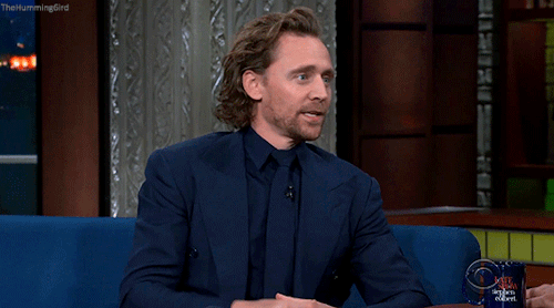 thehumming6ird:Tom Hiddleston appears on The Late Show with Stephen Colbert, 16th September 2019Bonu