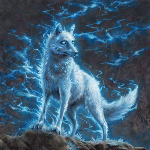 A howl at the edge of hearing, and a sharp bite to the frosty air.This piece is 100% wishful thinkin