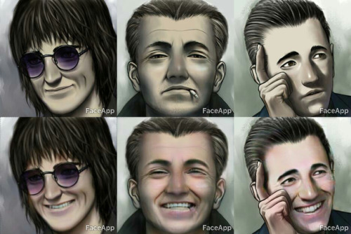 the silver case x faceapp…….