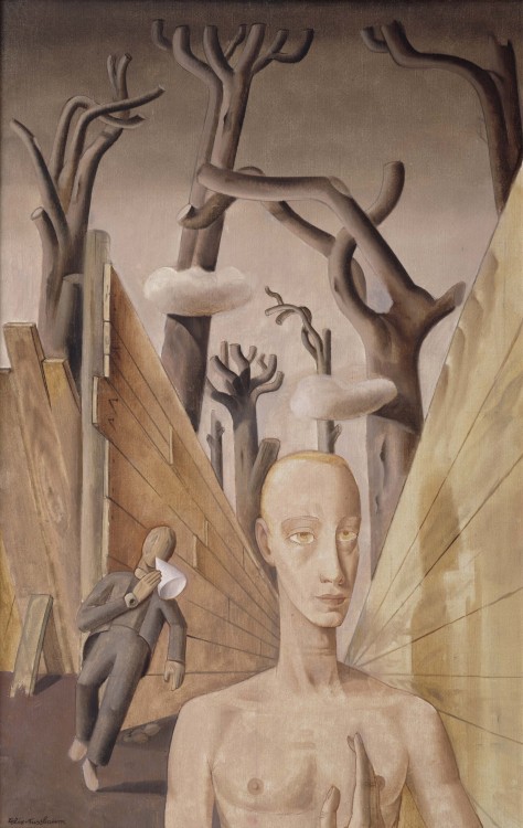 Felix Nussbaum (1904-1944) — Einsamkeit (Lonliness)  [oil, canvas, 1942]