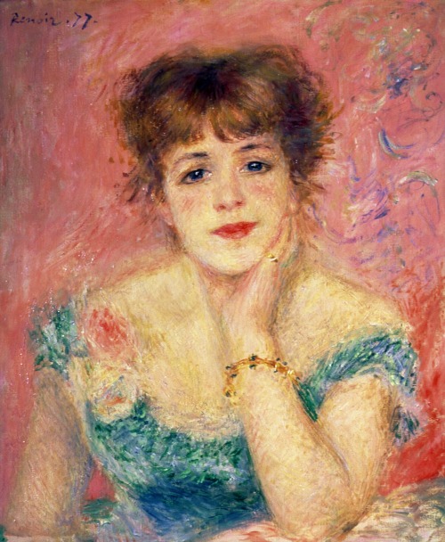 Portrait of the Actress Jeanne Samary, Pierre-Auguste Renoir, 1877