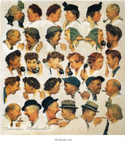 danismm: The gossips - Norman Rockwell