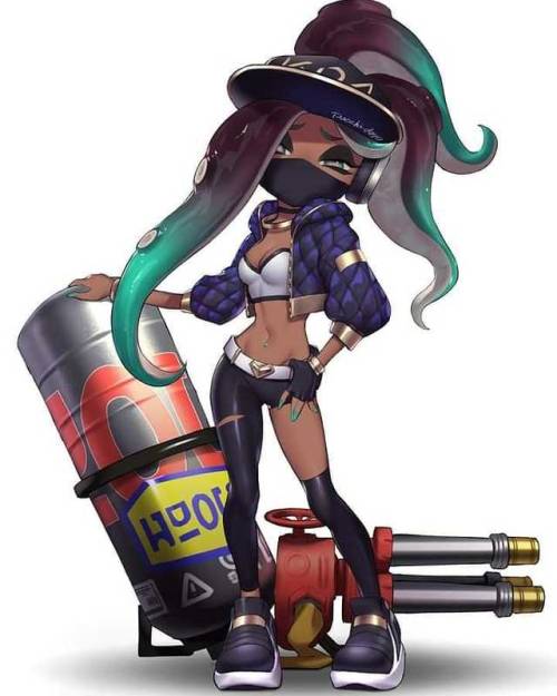 @gucchi-dayo Killer fan art it&rsquo;s beautiful Simply beautiful #splatoon2 #leagueoflegends #f