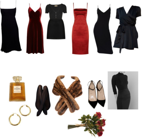 Femme fatale by slepak featuring red party dresses ❤ liked on PolyvoreChado Ralph Rucci high low dre