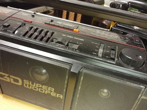 Hitachi TRK-3D70E Ghetto Blaster, 1987