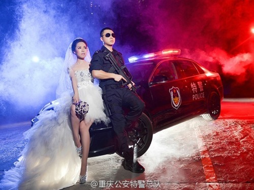 deliveryxiao: themarsultor: officialfrenchtoast: Chinese SWAT officer unable to get time off 24 hr s