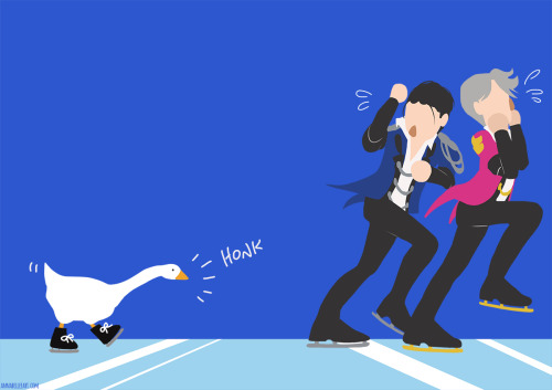 Honk if you love Yuri on Ice!BONUS:Rob the Living LegendFreak out his fiancéJoyride a Zamboni