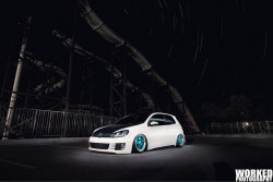 boobs-andboost:  SoWo 2012 - Light Painted MK6 by Jacob Tompkins | Worked Photography on Flickr.