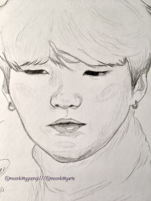 september 2018; yoonkitty pencil sketch 