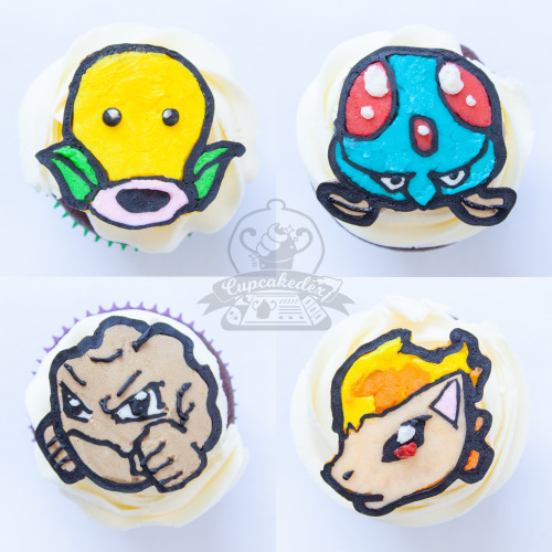 cupcakedex:36/151 complete for Project Cupcakedex! We’re turning the Kanto Pokedex into cupcakes all