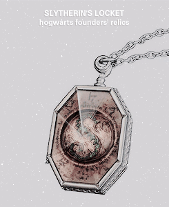 Hogwarts Founders’ Relics  Slytherin’s Locket was a piece of jewellery originally owned by Salazar S