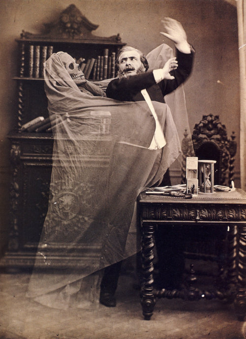 grey-ramblings: scarlettsiren: Victorian Ghost Photography Do not talk to me about how serious and s