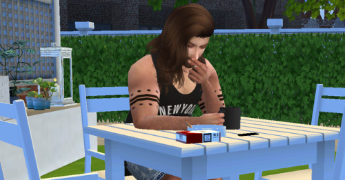 - TS4 - Coffee &amp; Cigarettes -Download : Mediafire4 solo poses for your coffee and cig sims lover