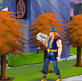 wnnbdarklord:Avengers Academy - Thunder LokiWhoever holds this inflatable hammer, if he be worthy, s