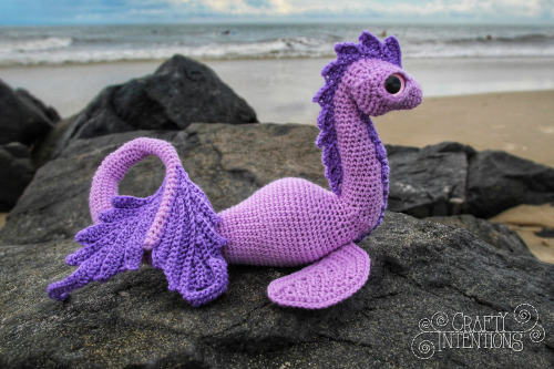 craftyintentions: I’m so excited to announce that the new Sea Dinosaur crochet pattern is NOW AVAILA