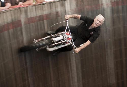 Wahl E. Walker on the Wall of Death. These are some of the nicest, hardest working dudes out there. 