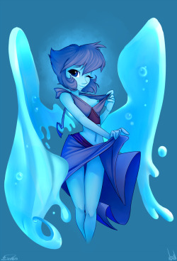 besidenmyart:  You guys handling the SU hiatus alright? If not here’s some Lapis Lazuli for ya. Just business as usual, Atryl tosses me some sweet lines and I slap some colors on em ;v Enjoy!   More collab with Siden :) Nice work mon!&mdash;&mdash;&mdash;