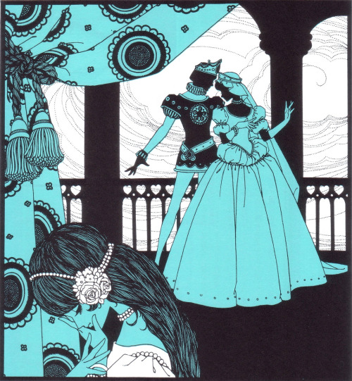 ignissannat:  “The Little mermaid” illustrations by Junichi Nakahara