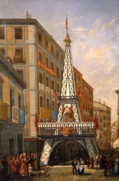 This modest reproduction of the Eiffel Tower was built in Summer 1889 for the festivities of San Lor